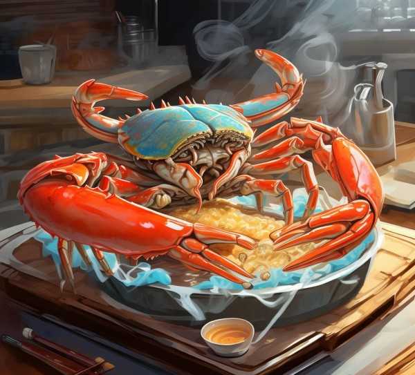 蟹肉美味解锁，螃蟹的正确食用方法,螃蟹如何吃，解锁美味蟹肉的完美吃法,食用方法,第1张