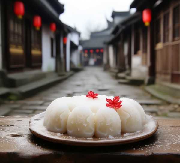 江南古镇梅花糕，探寻其独特魅力与传承之谜,梅花糕，探秘江南古镇的独特美食，揭秘其起源与传承,风味,传承,滋补,第1张