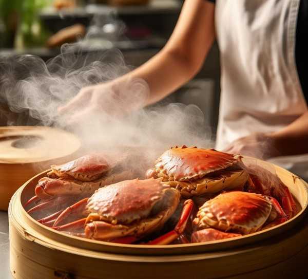 蒸海蟹的最佳时长与技巧揭秘,风味,最佳时间,蒸制时间,第1张 蒸海蟹的最佳时长与技巧揭秘,海蟹蒸多久最合适?揭秘蒸海蟹的最佳时间与技巧,风味,最佳时间,蒸制时间,第1张