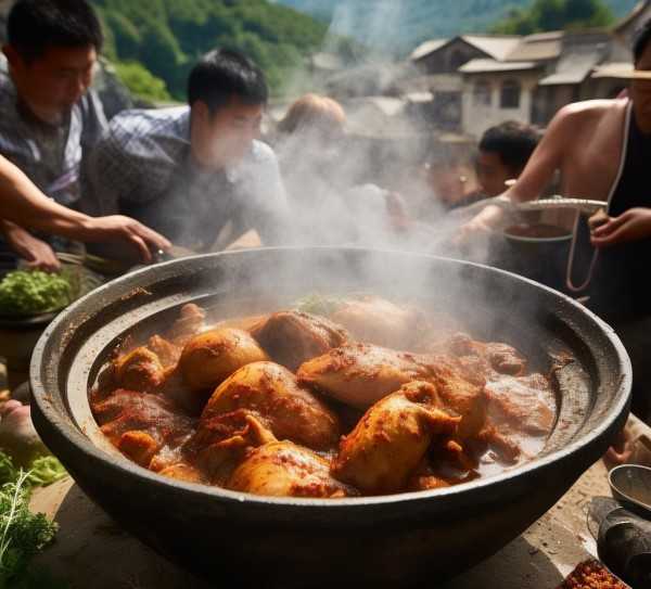 地锅鸡的寻根之旅，探寻美味佳肴的起源地,地锅鸡，探寻这道美味佳肴的起源地,风味,传承,第1张