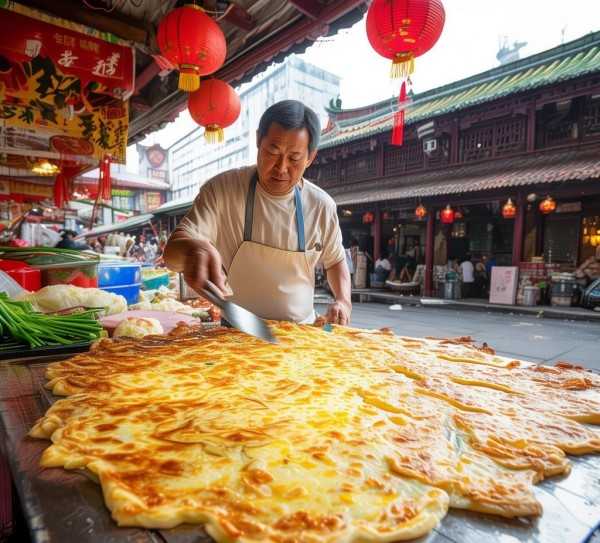 鸡蛋灌饼，一饼一世界，探寻地道小吃中的地域风情,鸡蛋灌饼，探寻这一地道小吃背后的地域风情,风味,传承,鸡蛋,第1张