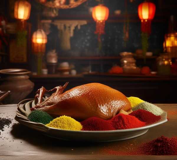 探寻八宝鸭，古韵今风中的经典美食之旅,八宝鸭，探寻这道经典菜肴的源起与魅力,风味,传承,糯米,第1张