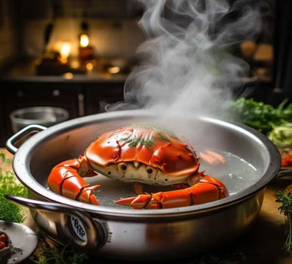 烹饪螃蟹的最佳时间揭秘，螃蟹煮多久恰到好处？,螃蟹煮多少分钟？揭秘烹饪螃蟹的最佳时长,烹饪技巧,最佳时长,食用禁忌,第1张