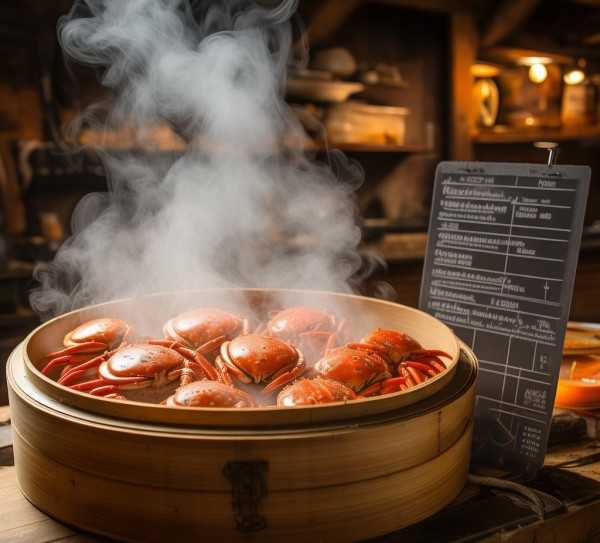 蒸螃蟹的最佳时长与技巧揭秘,螃蟹要蒸多少时间？揭秘蒸螃蟹的最佳时长与技巧,蒸制时间,最佳时长,第1张