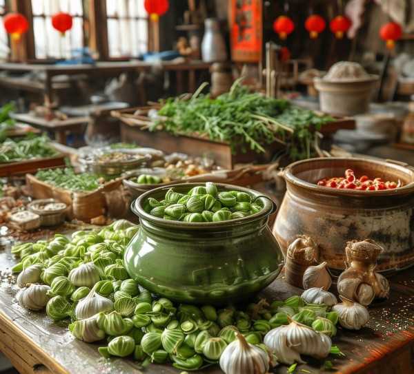 腊八蒜家常腌制法，传统风味，一学就会,腊八蒜腌制秘籍，传统美味，轻松在家自制,风味,传统美食,腌制,第1张