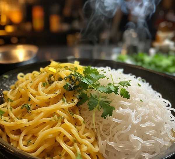 面条与米粉，热量对决，谁才是你的味蕾之选？,面条与米粉，一场关于热量比拼的美食较量,热量,摄入量,第1张